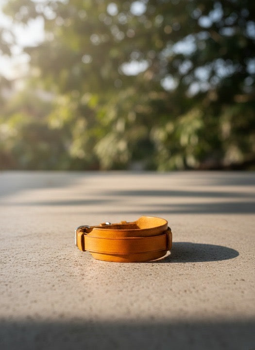 Premium Leather Dog Collar – Durable, Comfortable & Stylish